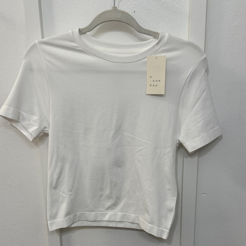 A New Day Crisp White Tee